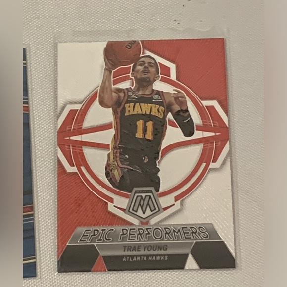 TRAE YOUNG ATLANTA HAWKS NBA TRADING CARDS MOZAIC AND SELECT SERIES. - Picture 3 of 3